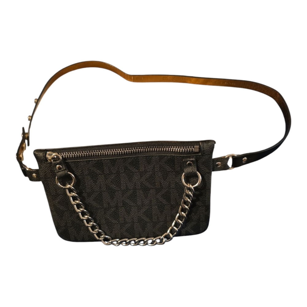 Michael Kors Black Belt Bag - Picture 1 of 6